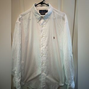 Ralph Lauren Men's Classic White Button-Down Shirt